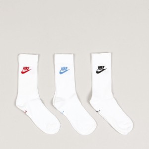 Nike SB ED Essential 3Pack Socks White Multi